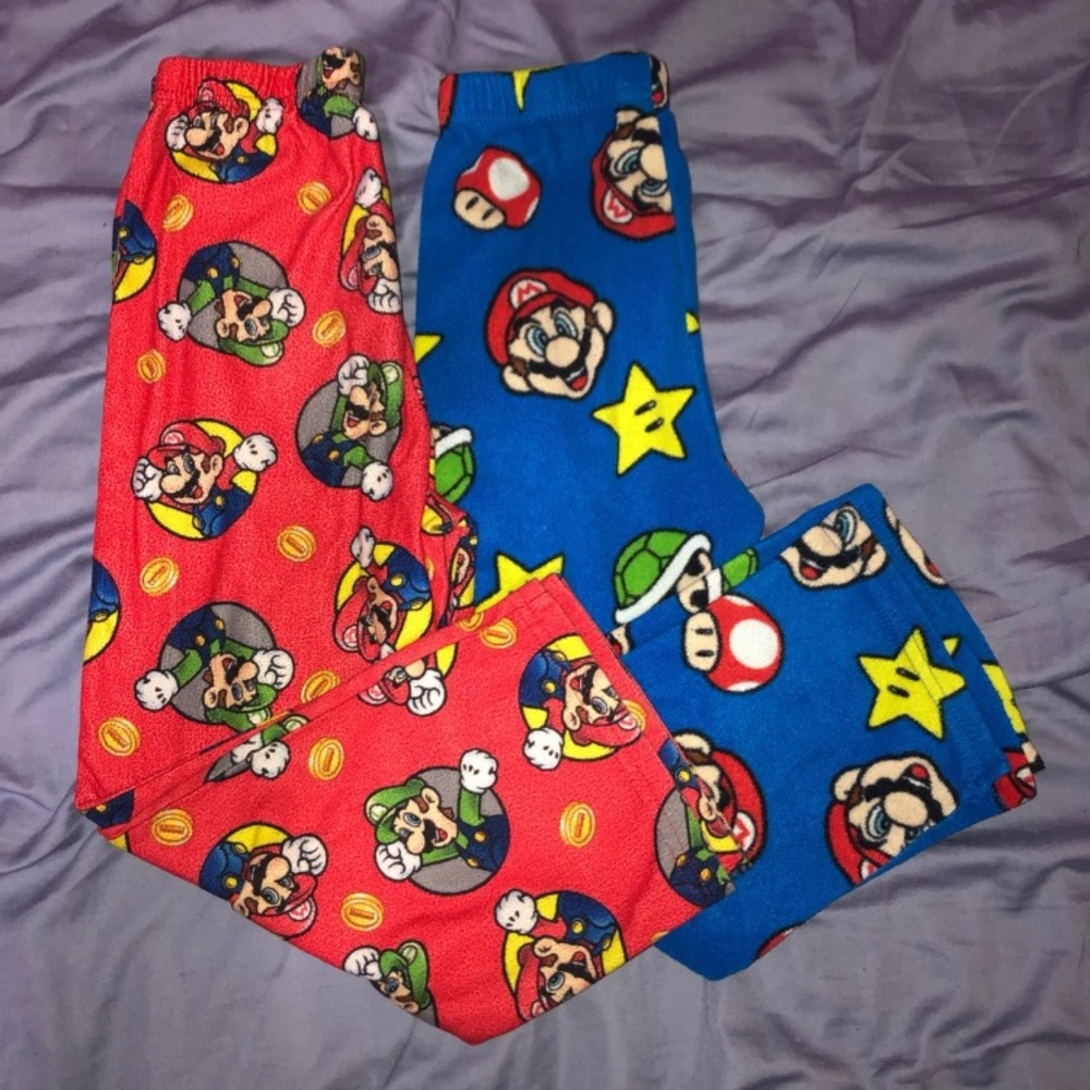 Boys(6) Mario&Luigi PJ Pants